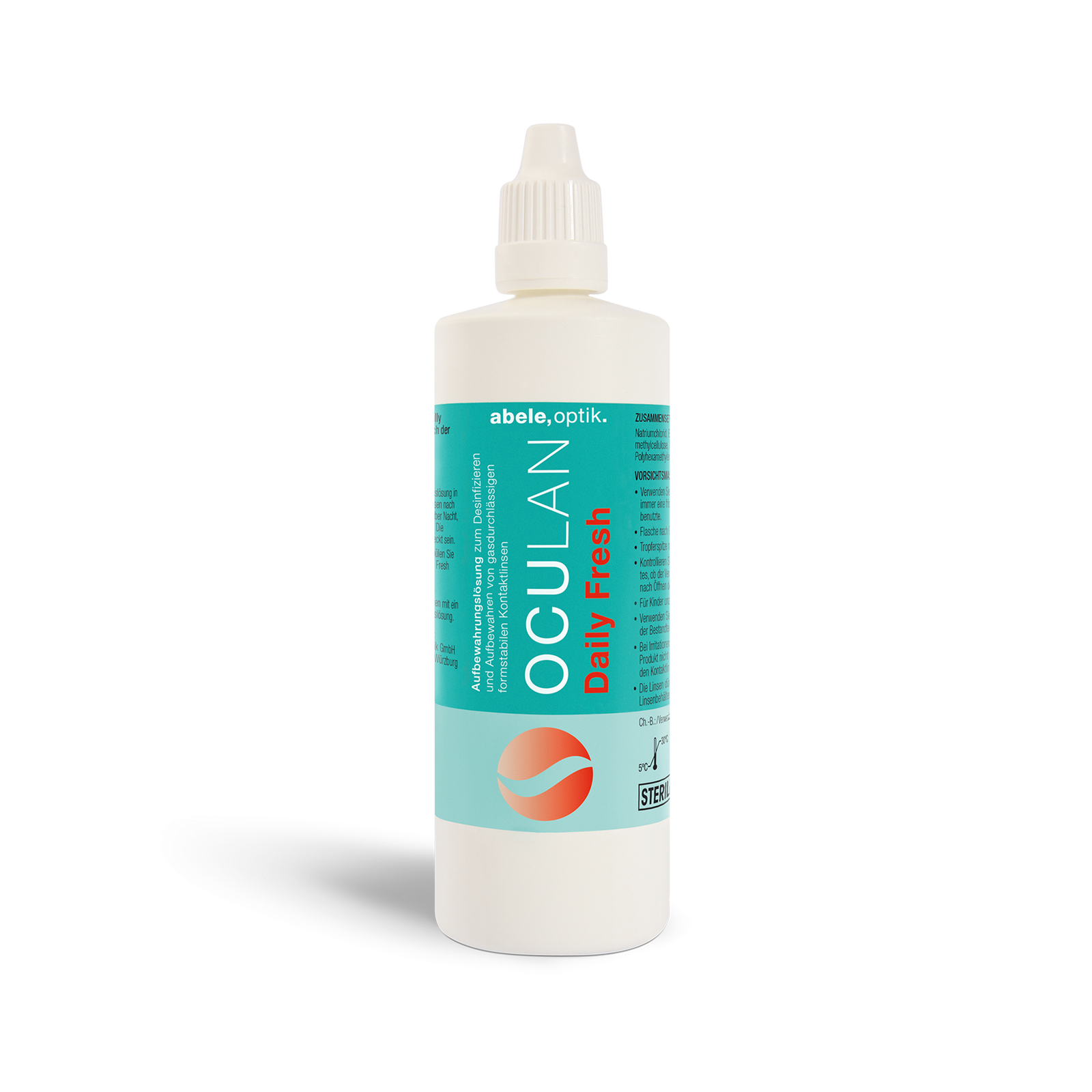 Das Bild zeigt eine Flasche des Oculan Daily Freshs.